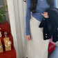 2022 autumn round neck long sleeve women's knitted sweater
